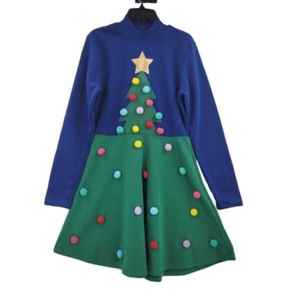Women's Christmas Tree Decorative Ugly Dress